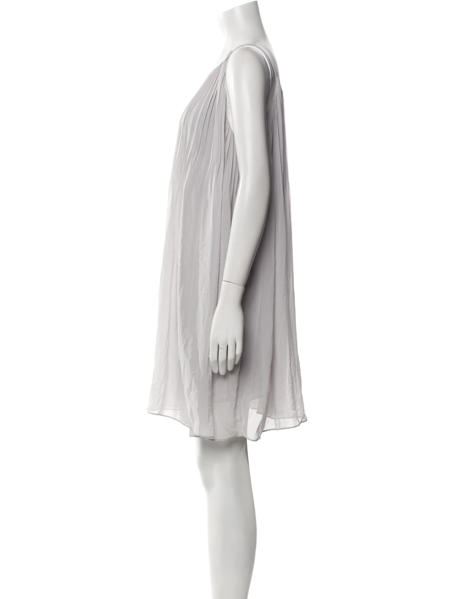 Milly Scoop Neck Mini Dress