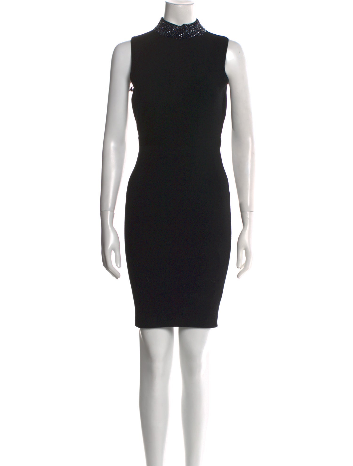 Milly Mock Neck Mini Dress