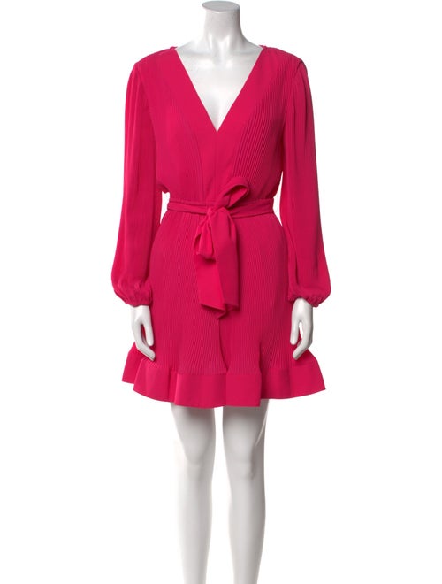 Milly V-Neck Mini Dress