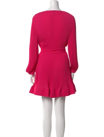 Milly V-Neck Mini Dress