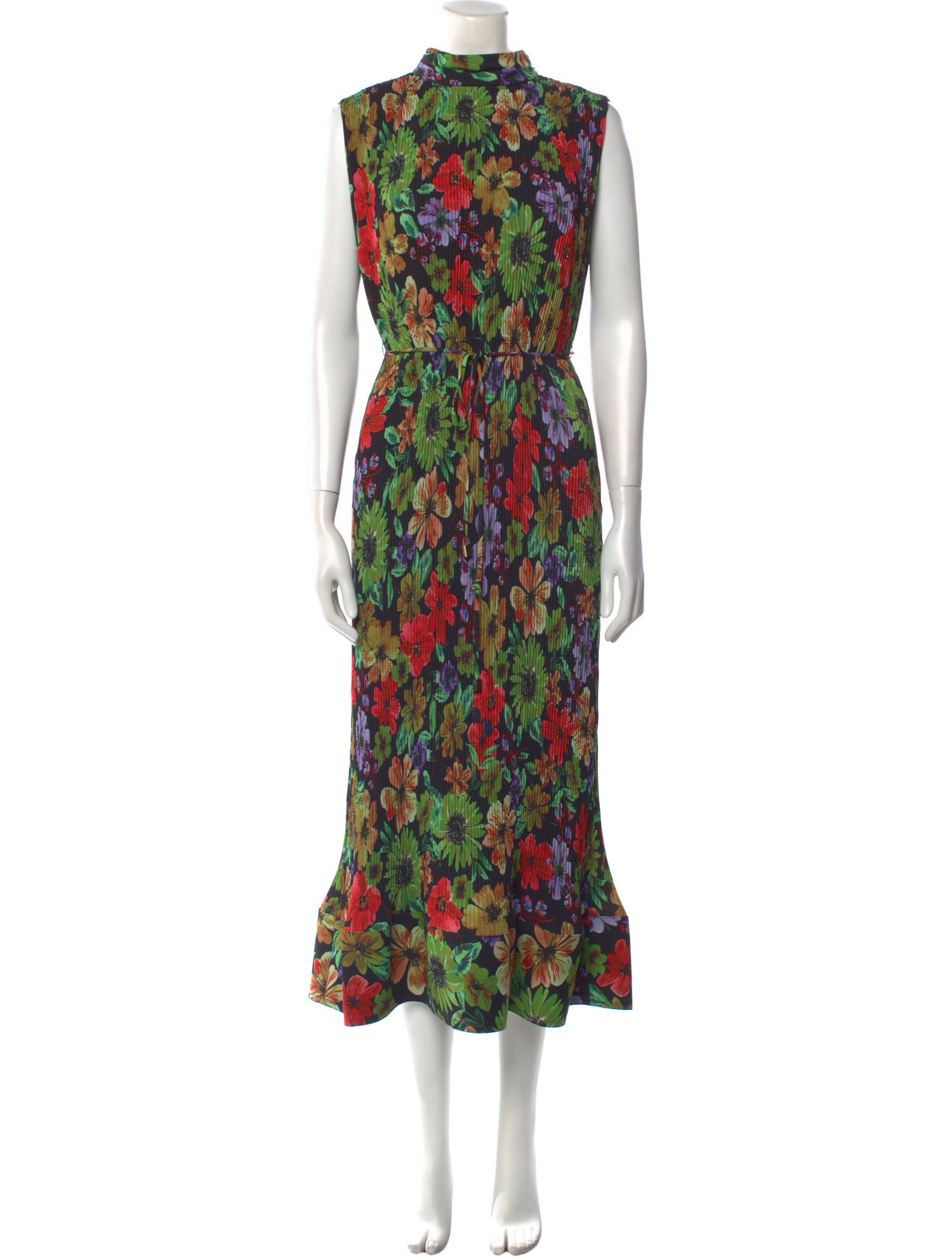 Milly Floral Print Long Dress