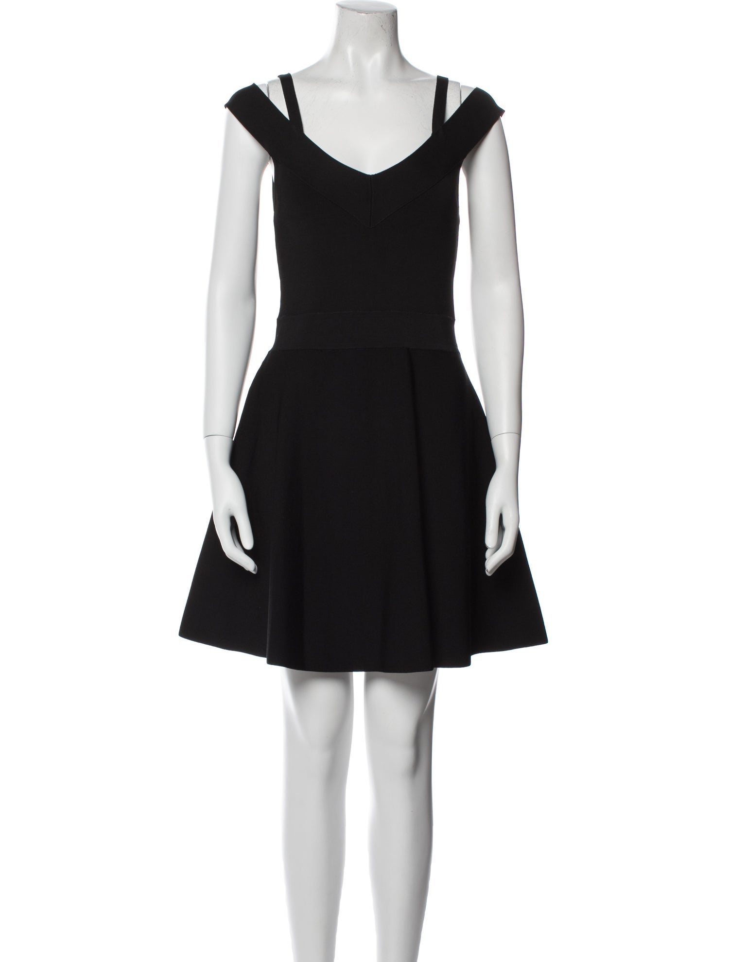 Milly V-Neck Mini Dress