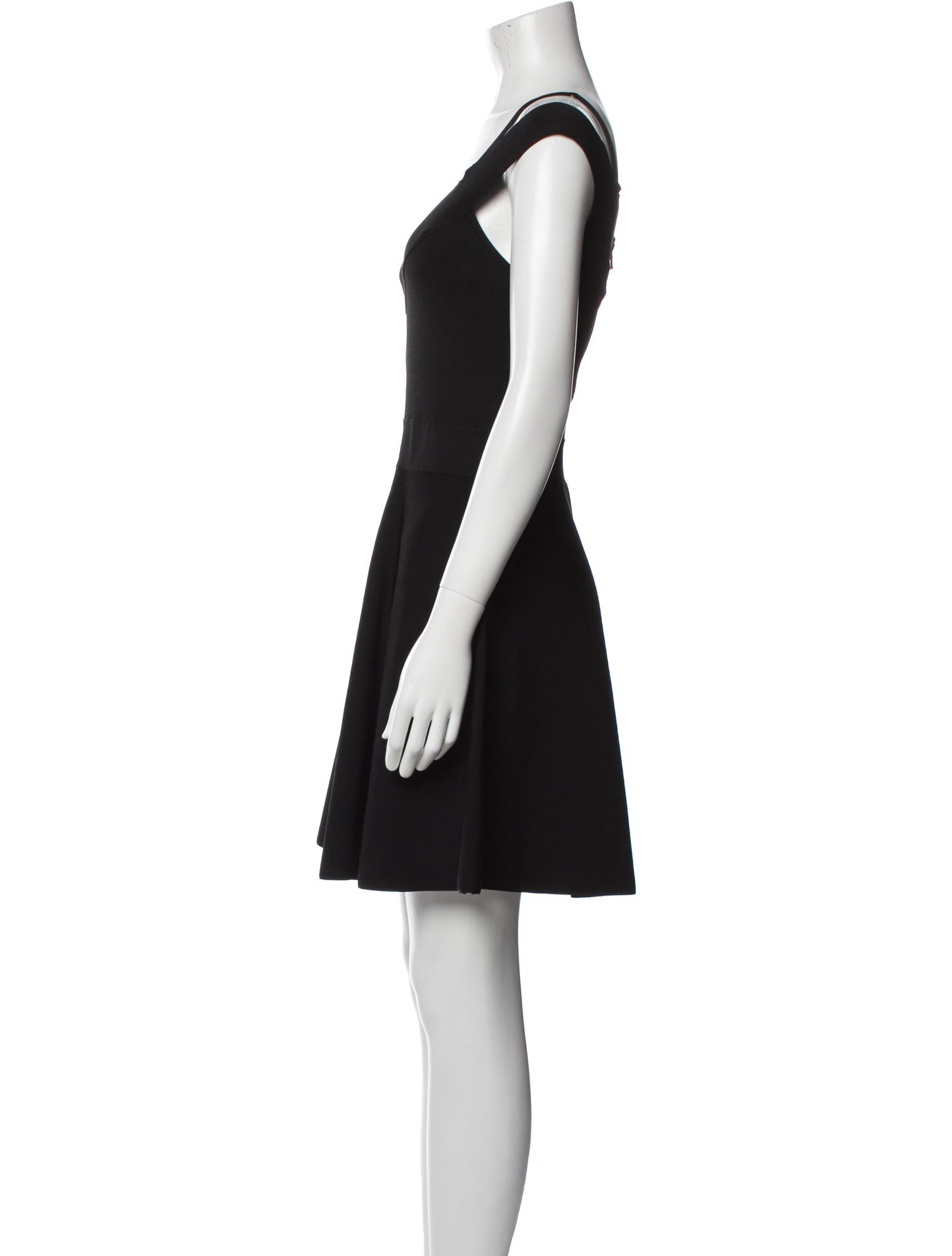 Milly V-Neck Mini Dress