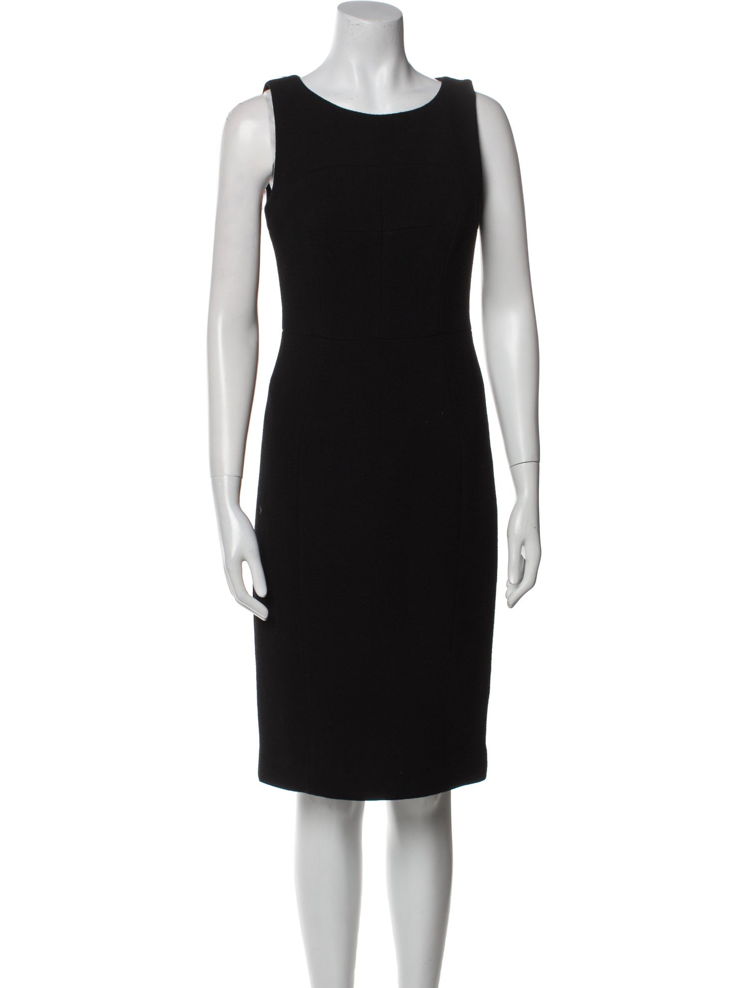 Milly Virgin Wool Knee-Length Dress