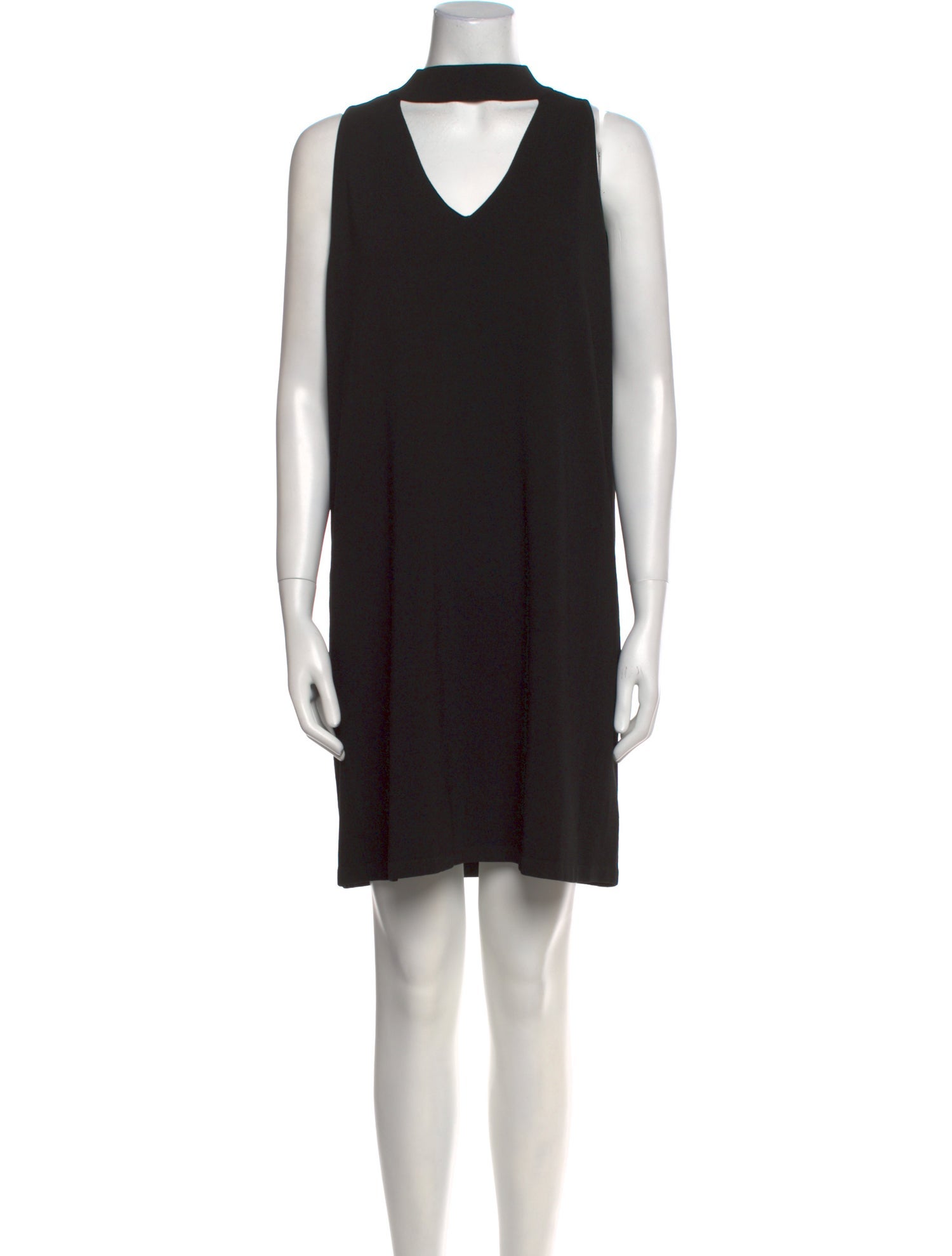 Milly Mock Neck Mini Dress