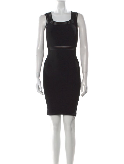 Milly Scoop Neck Mini Dress