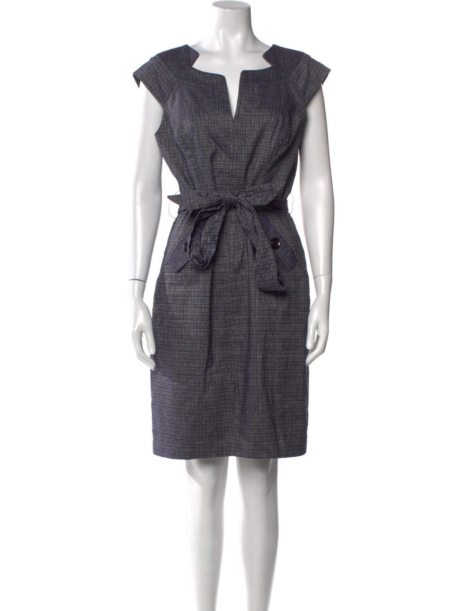 Milly Plaid Print Mini Dress