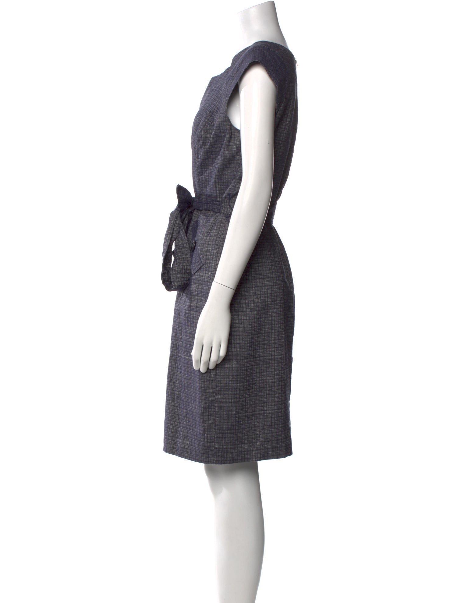 Milly Plaid Print Mini Dress