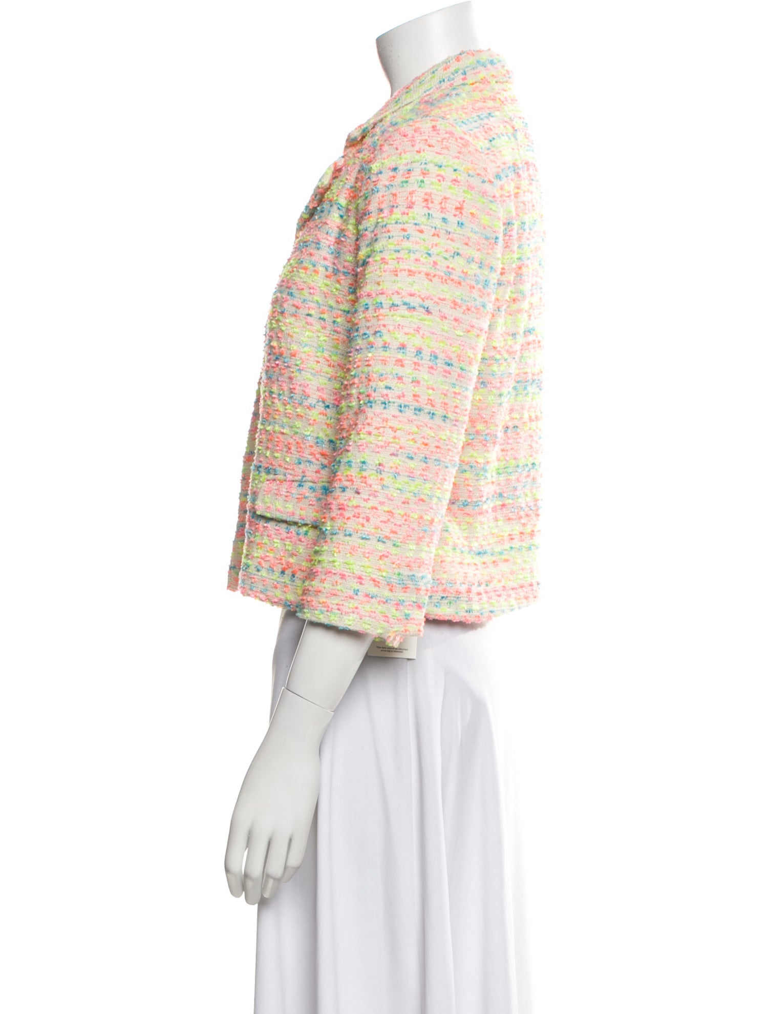 Milly Tweed Pattern Blazer