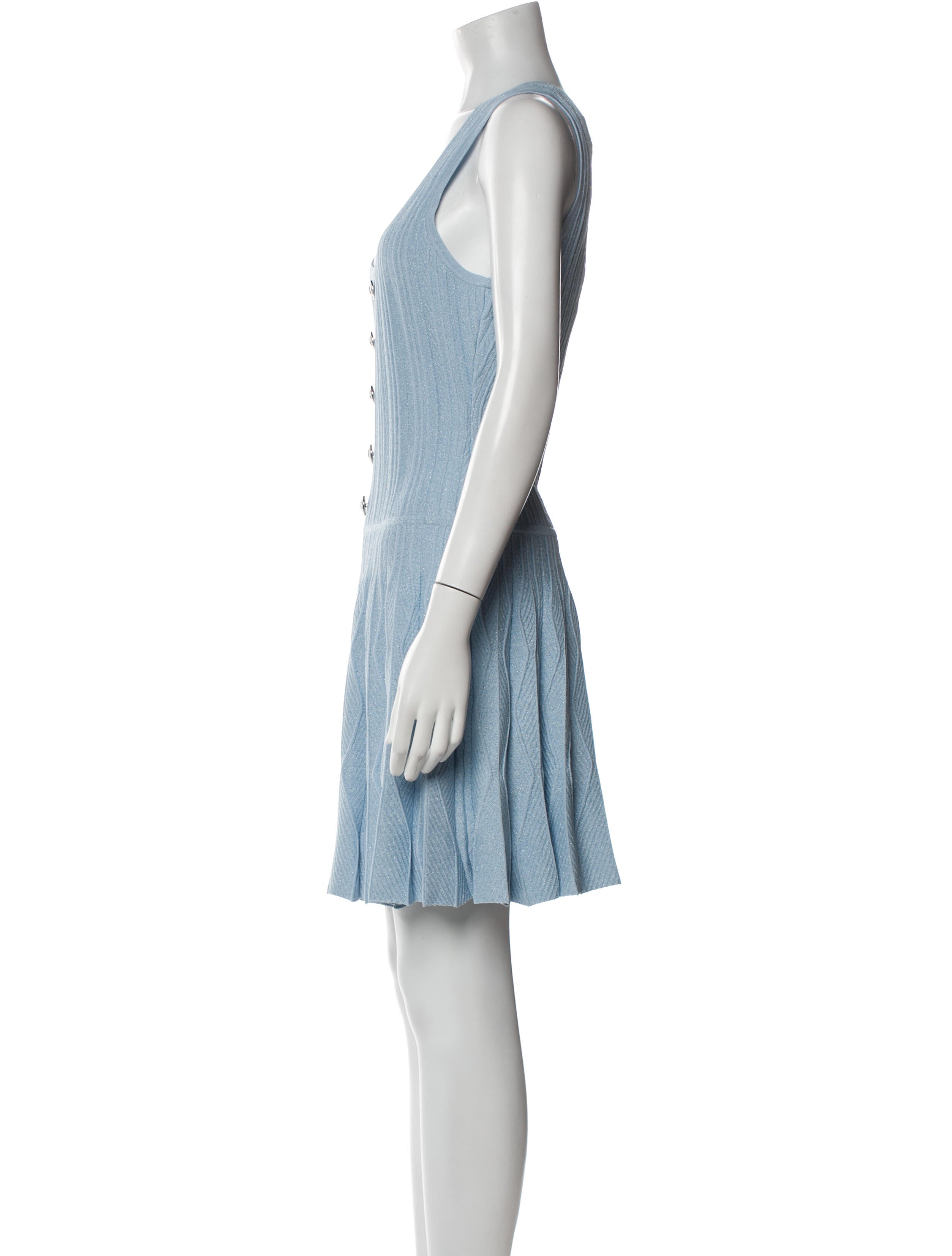 Milly Scoop Neck Mini Dress w/ Tags