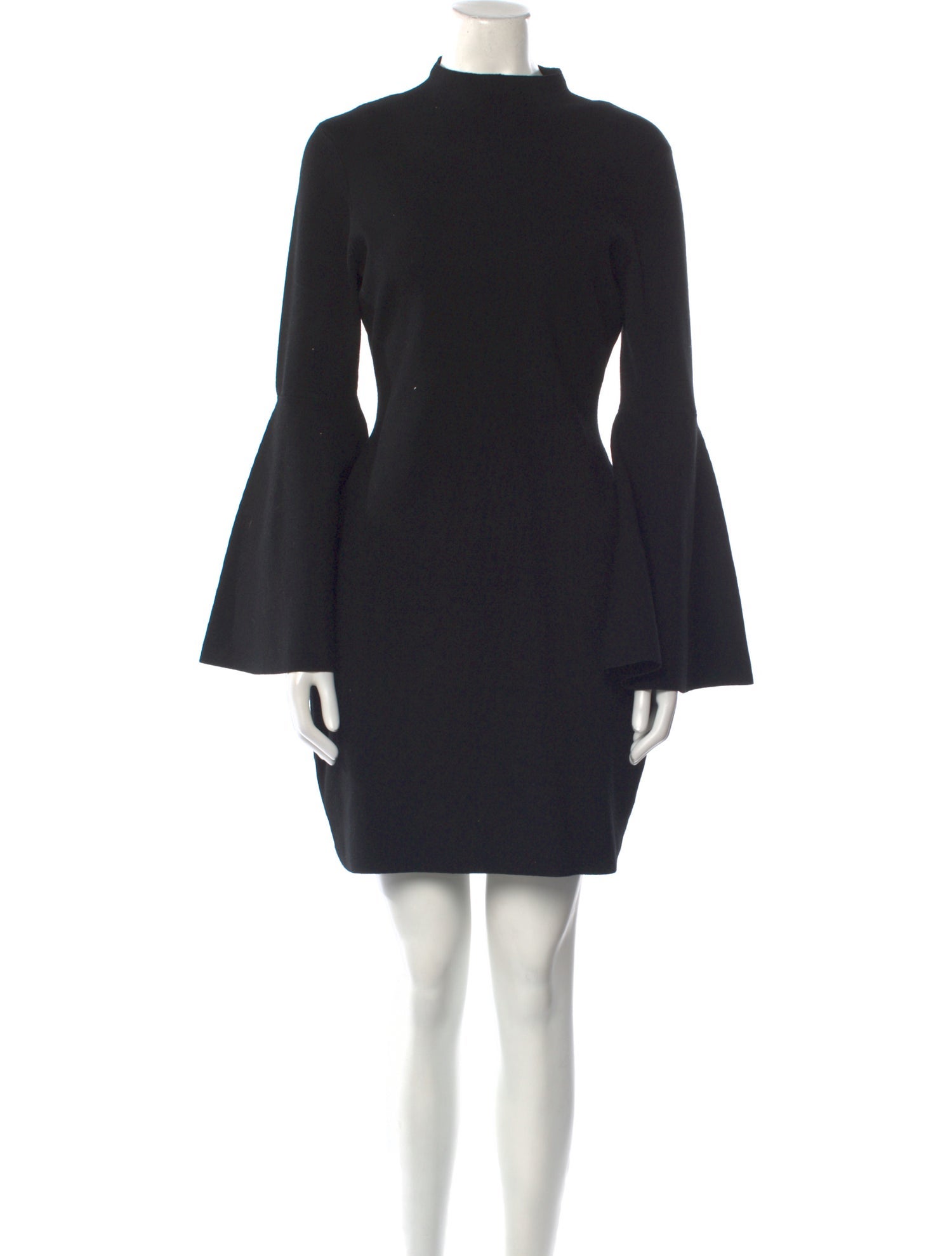 Milly Mock Neck Mini Dress