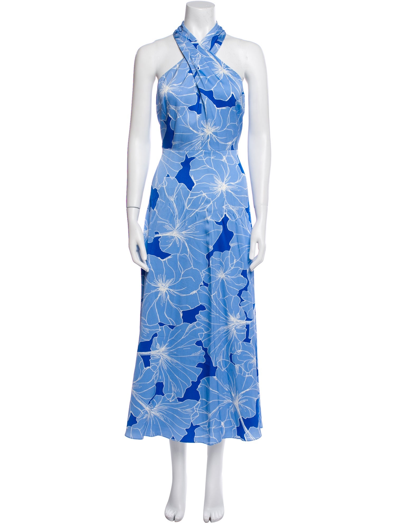 Milly Floral Print Long Dress w/ Tags