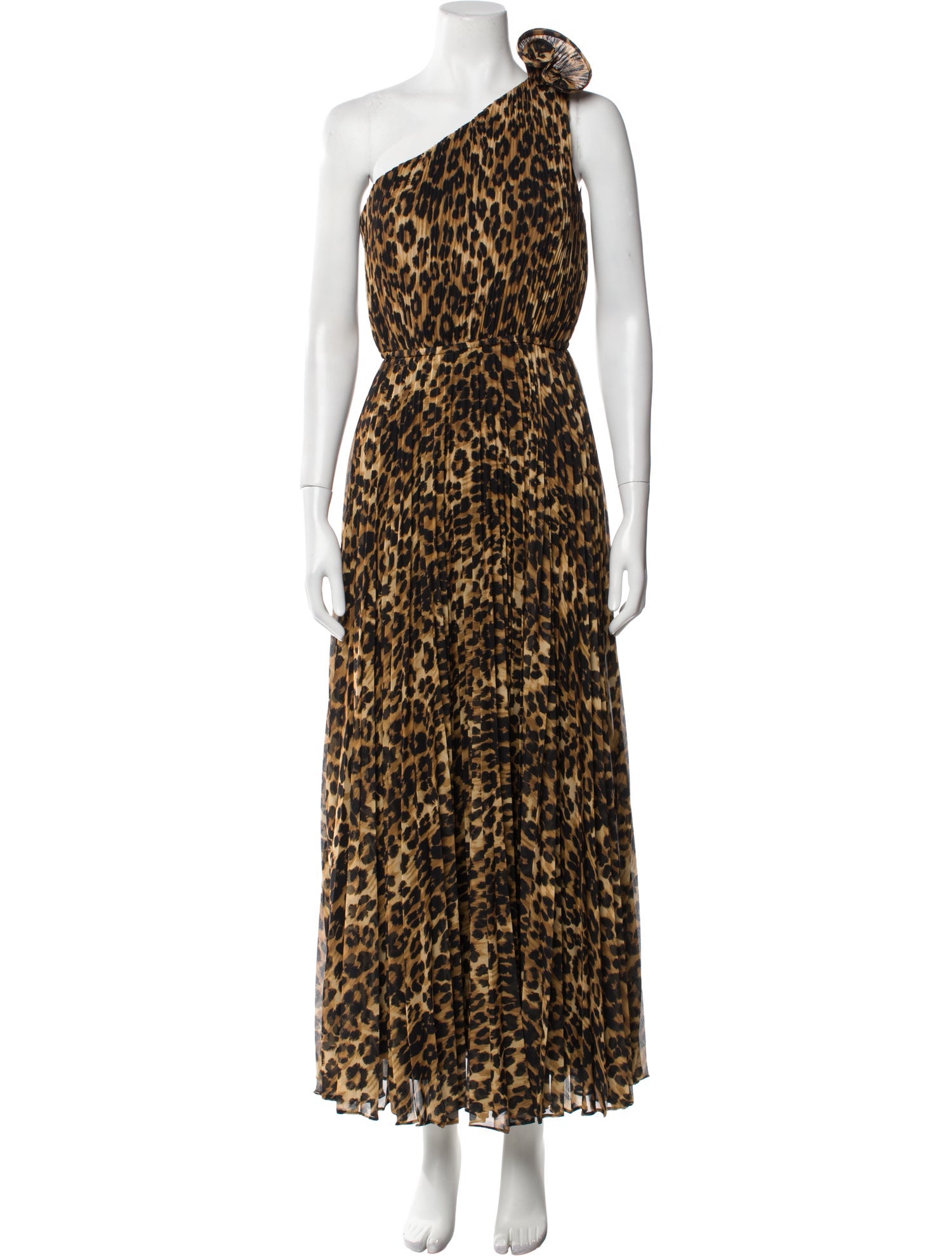 Milly Animal Print Long Dress