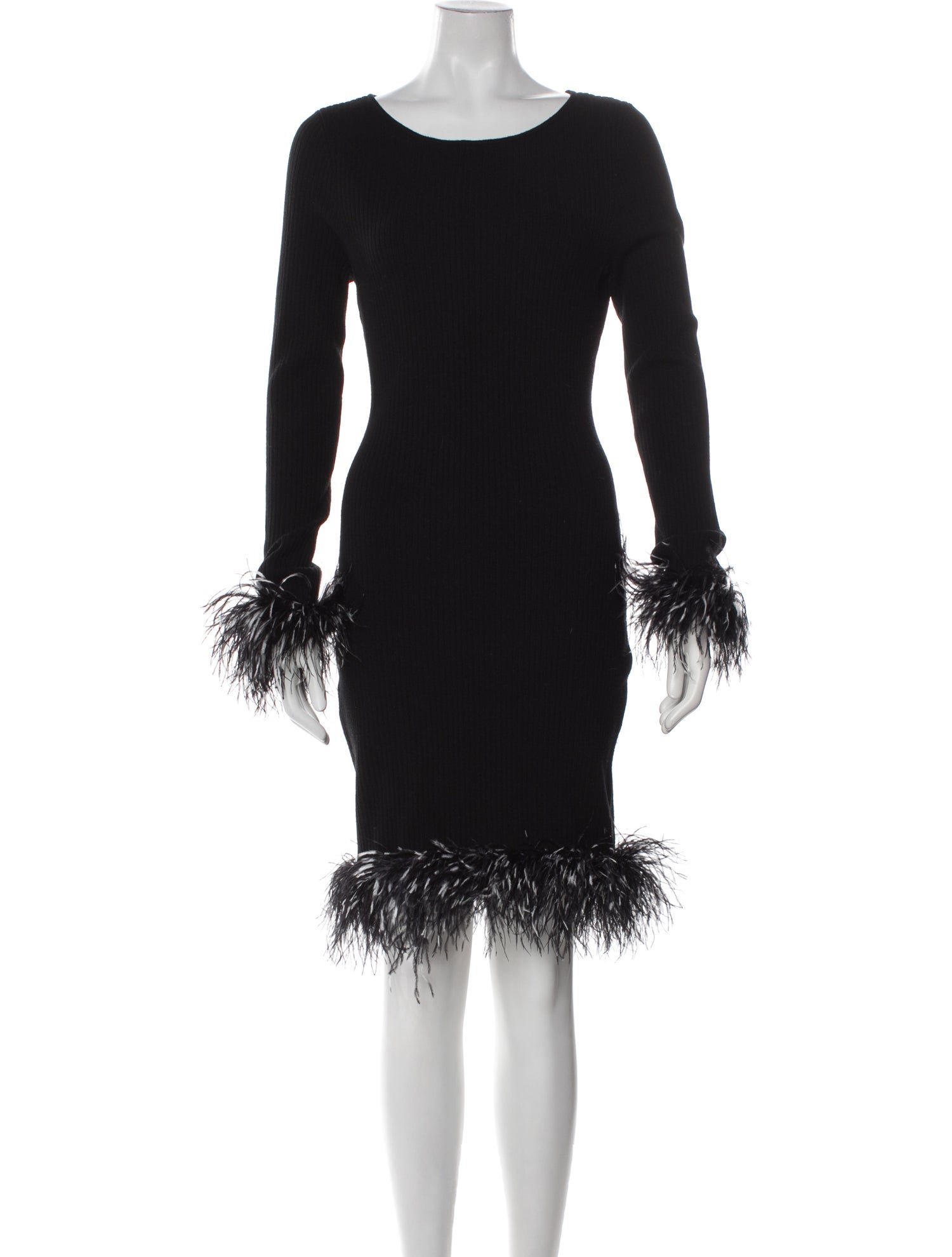 Milly Bateau Neckline Knee-Length Dress