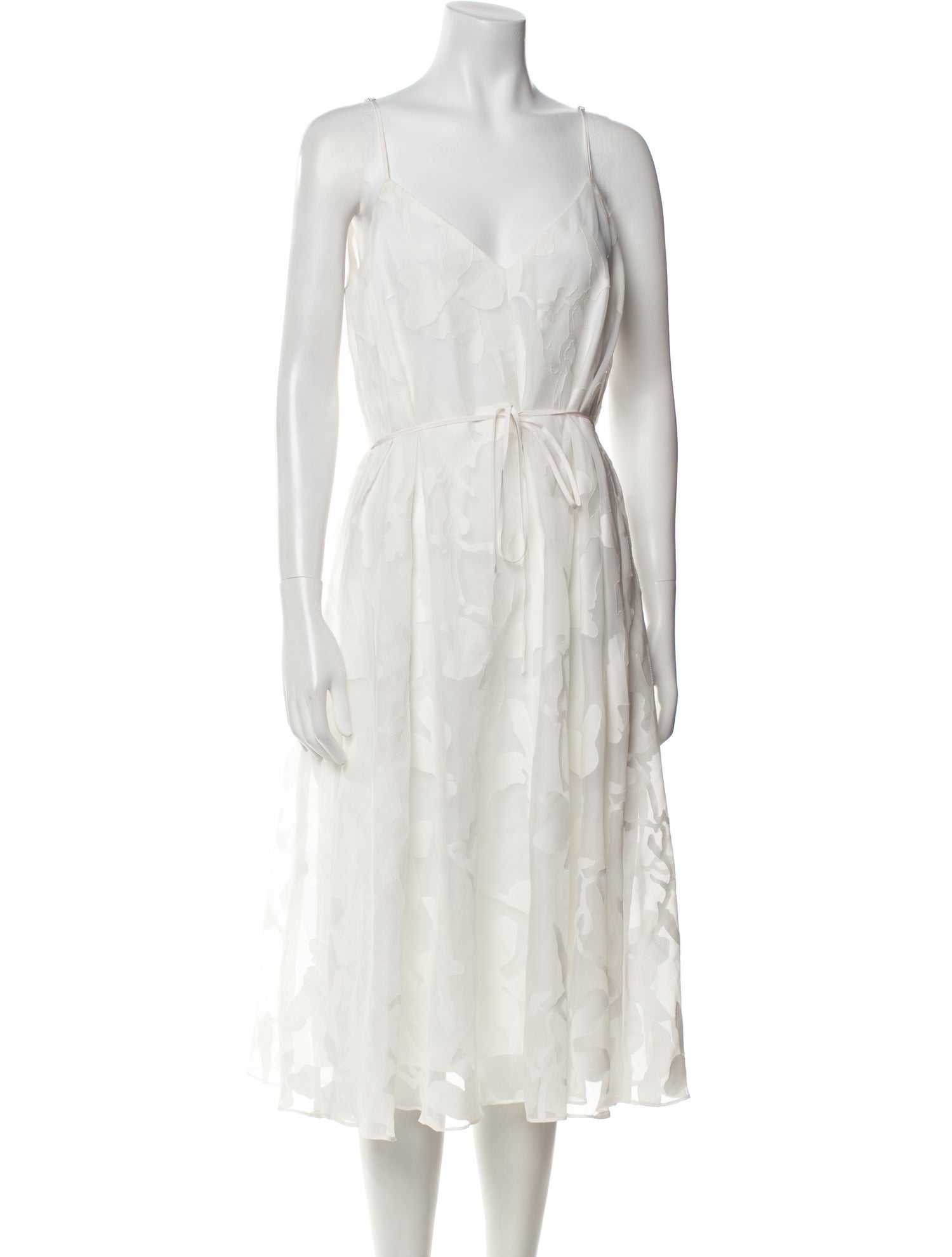 Milly V-Neck Midi Length Dress w/ Tags