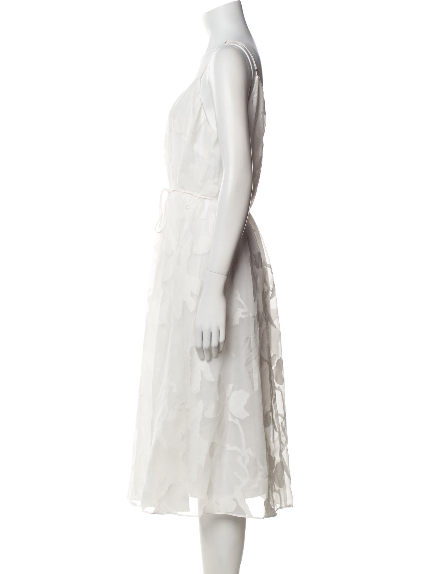 Milly V-Neck Midi Length Dress w/ Tags