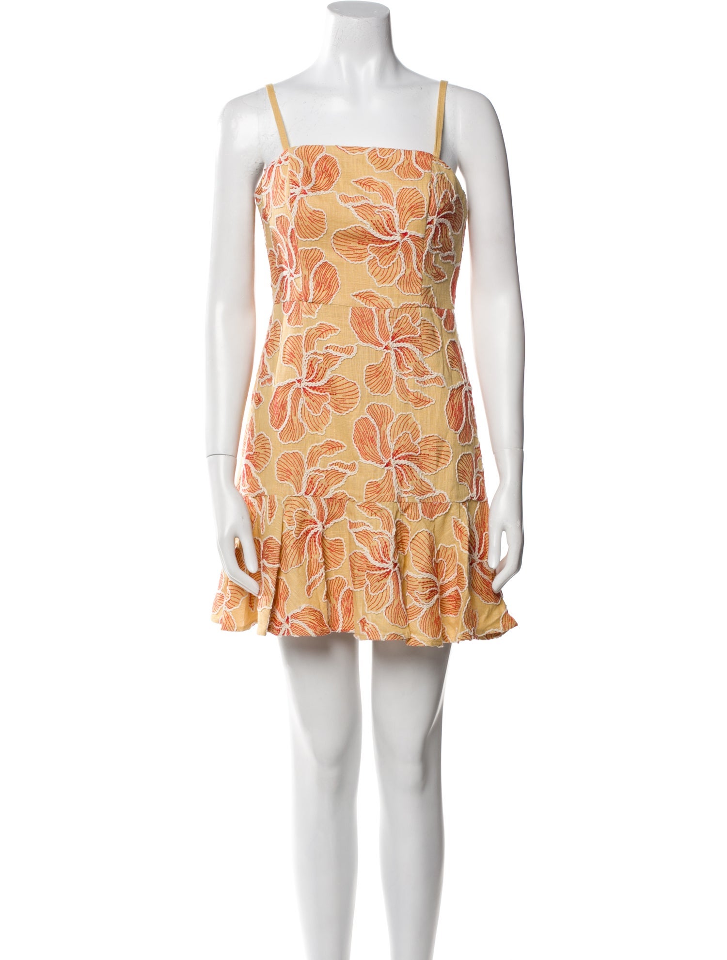 Milly Floral Print Mini Dress w/ Tags