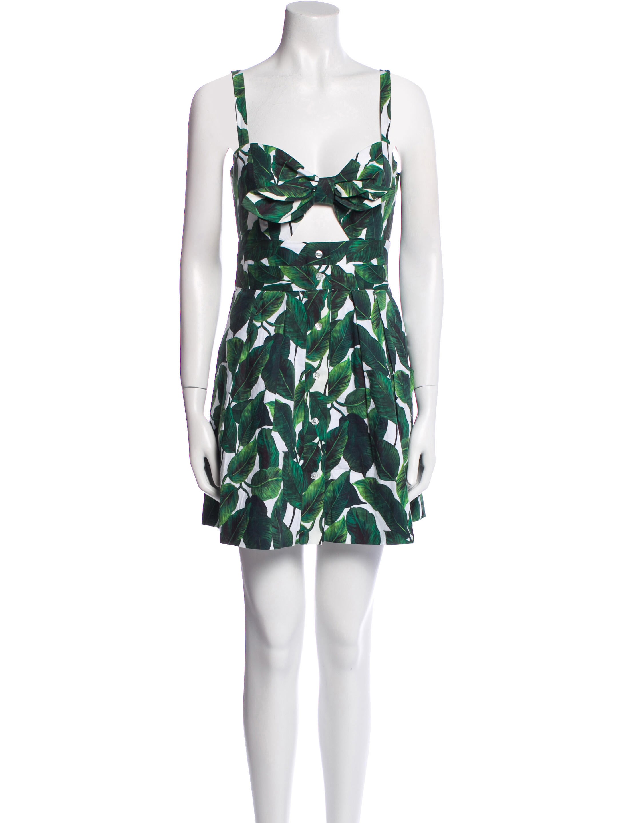 Milly Floral Print Mini Dress