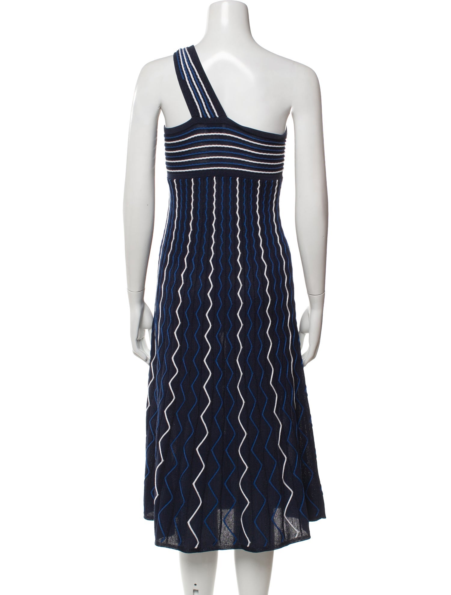 Milly Striped Midi Length Dress