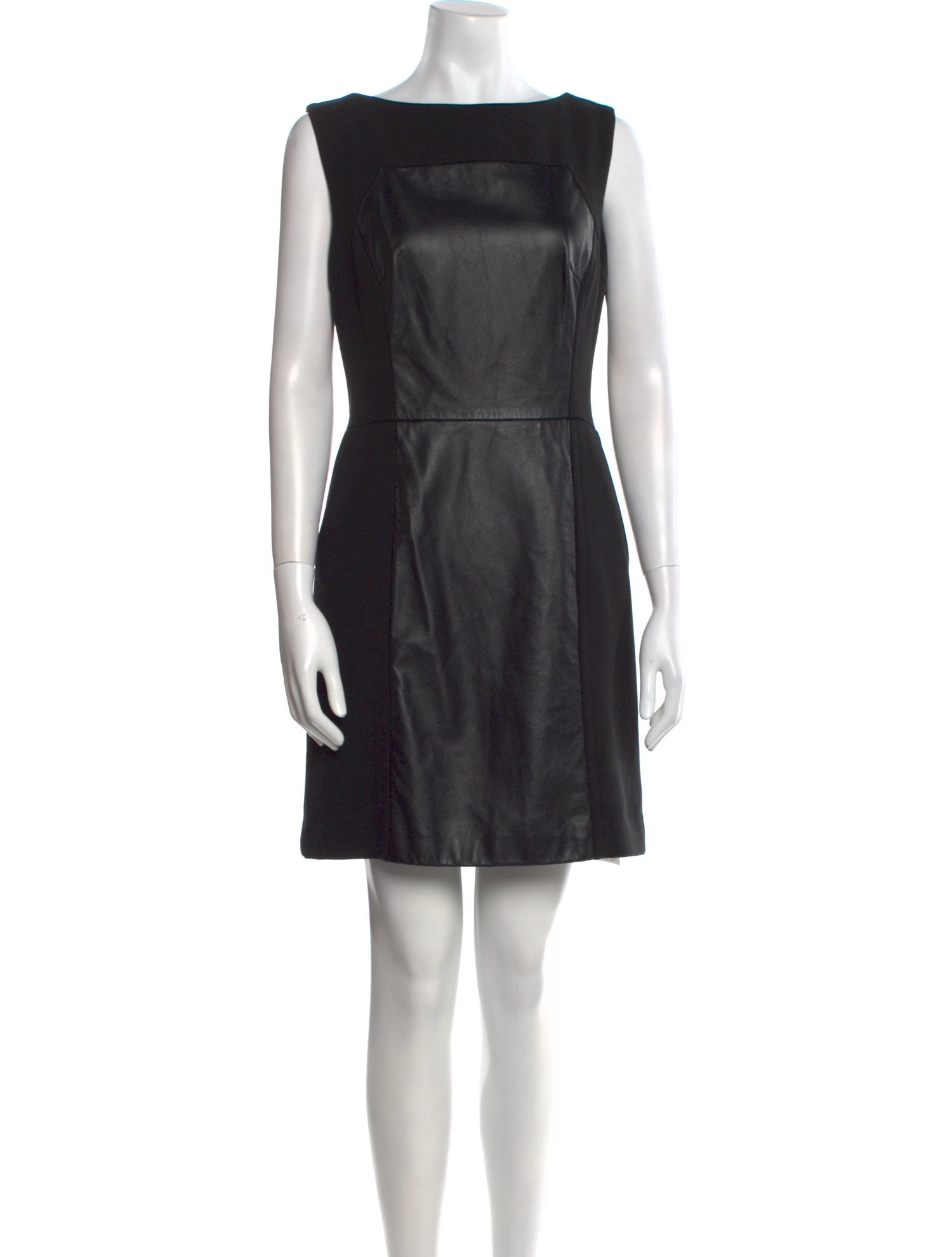 Milly Bateau Neckline Mini Dress