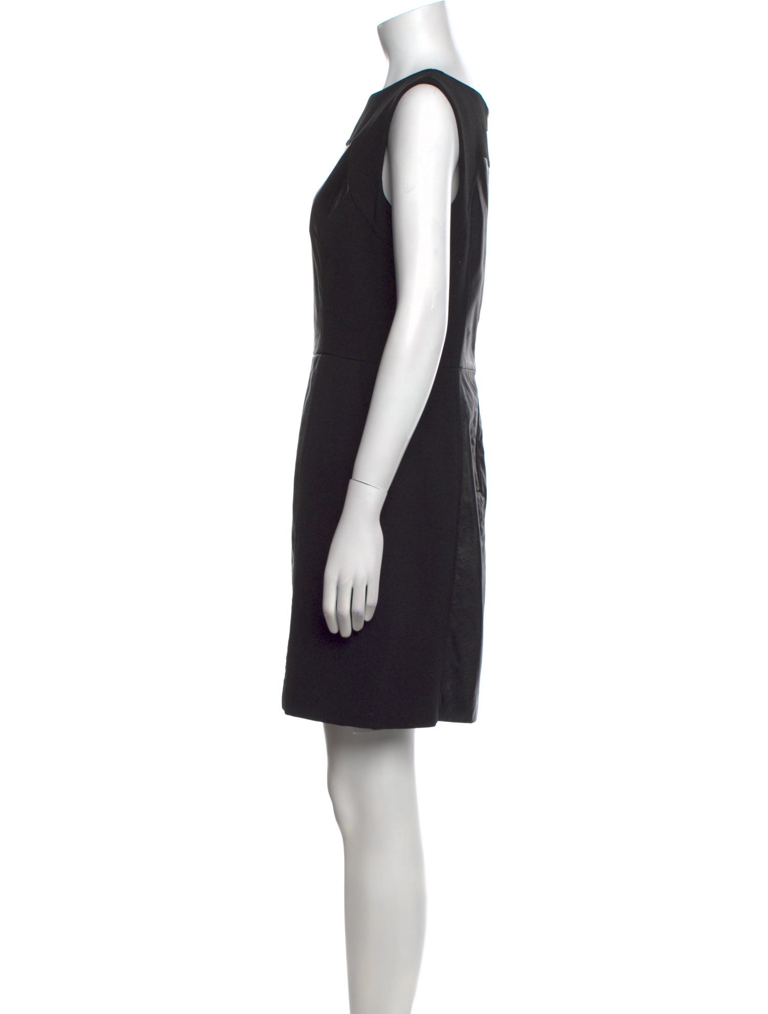 Milly Bateau Neckline Mini Dress