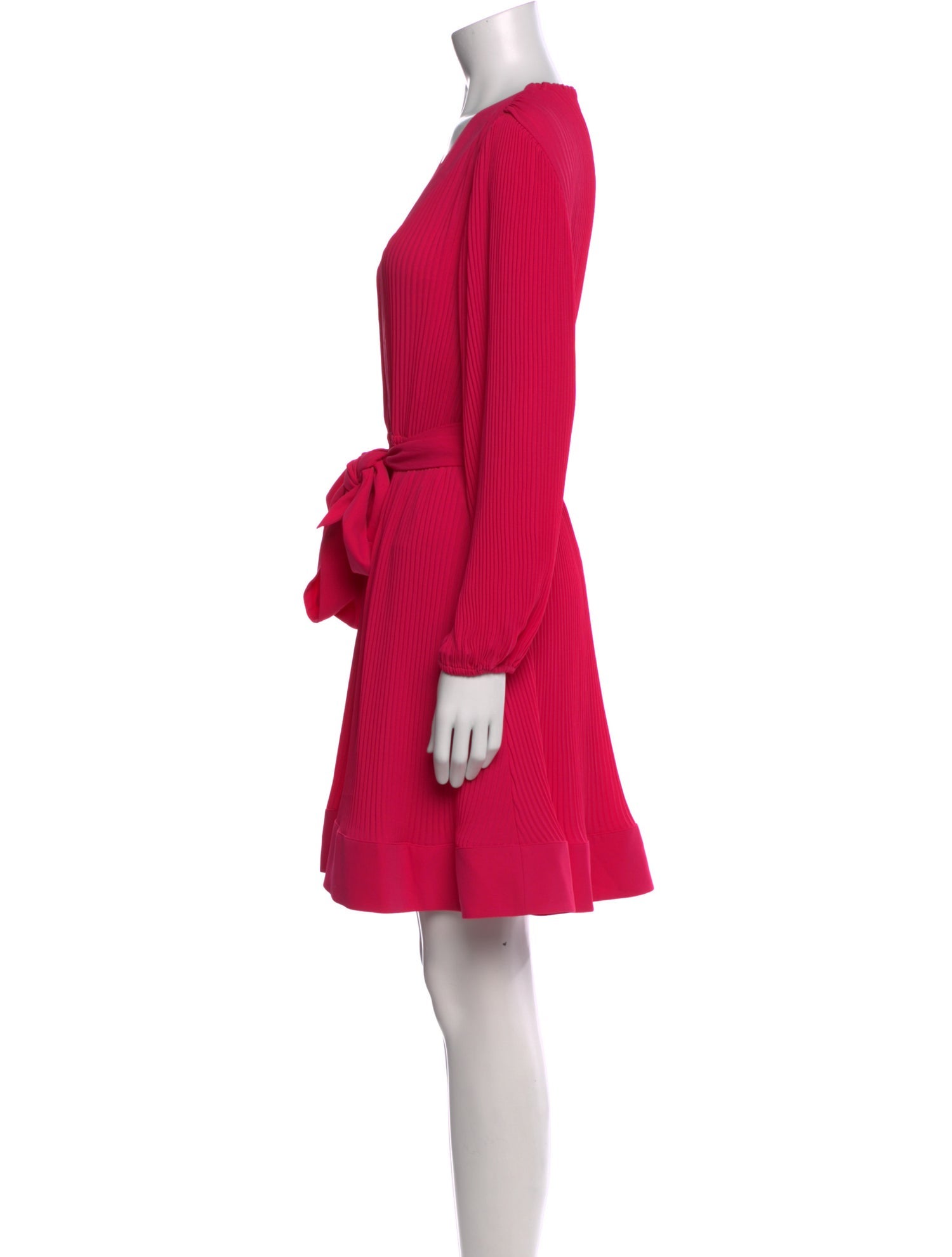 Milly V-Neck Knee-Length Dress