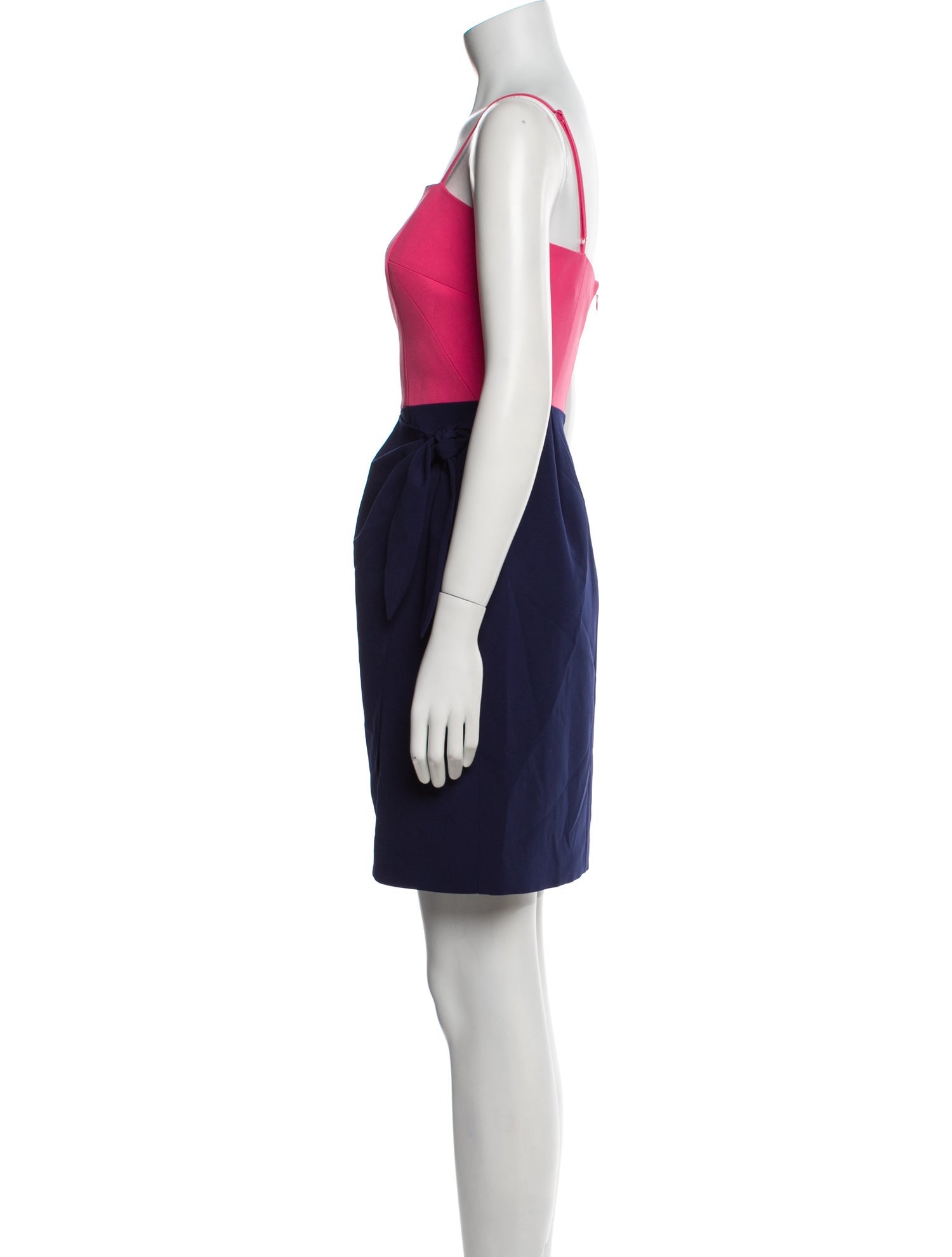 Milly Square Neckline Mini Dress