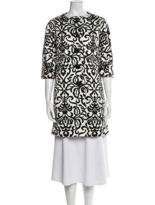 Milly Printed Trench Coat