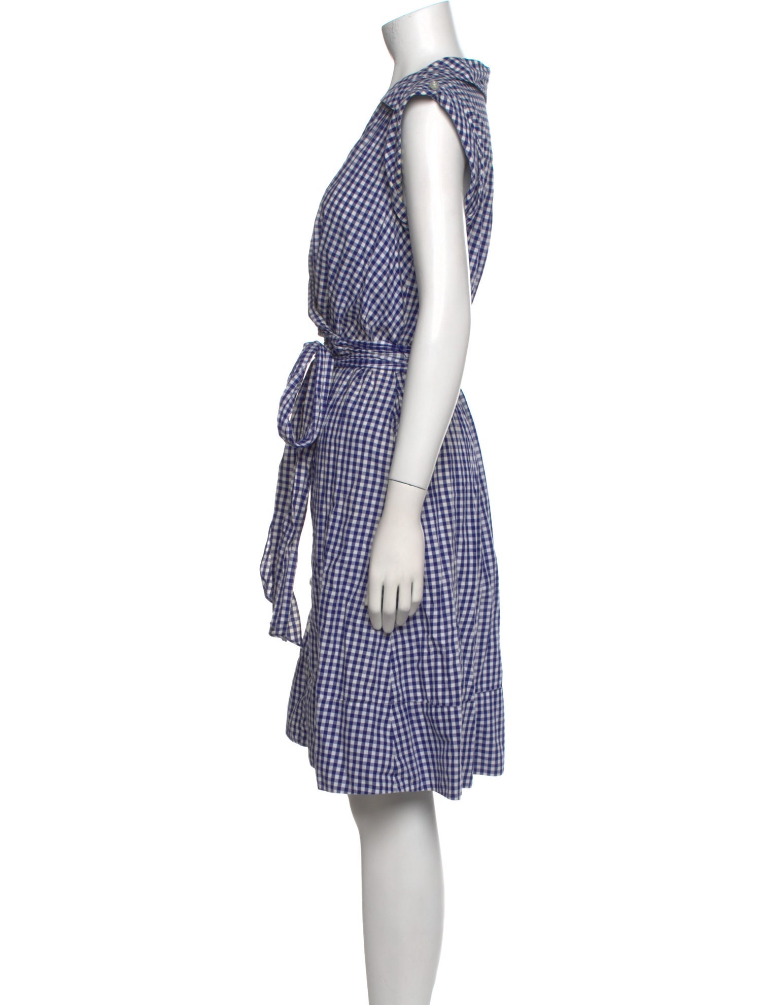 Milly Plaid Print Knee-Length Dress