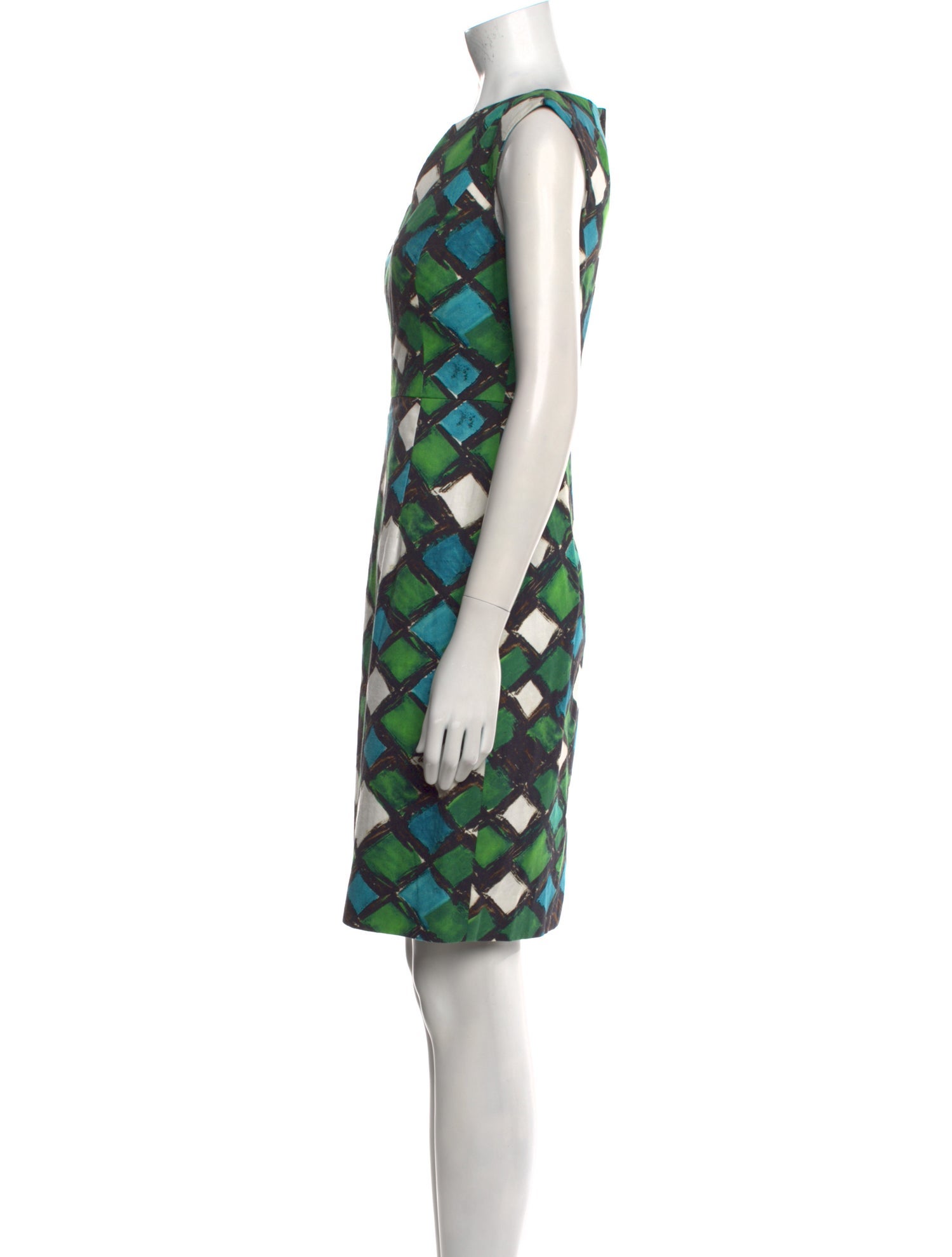 Milly Printed Knee-Length Dress