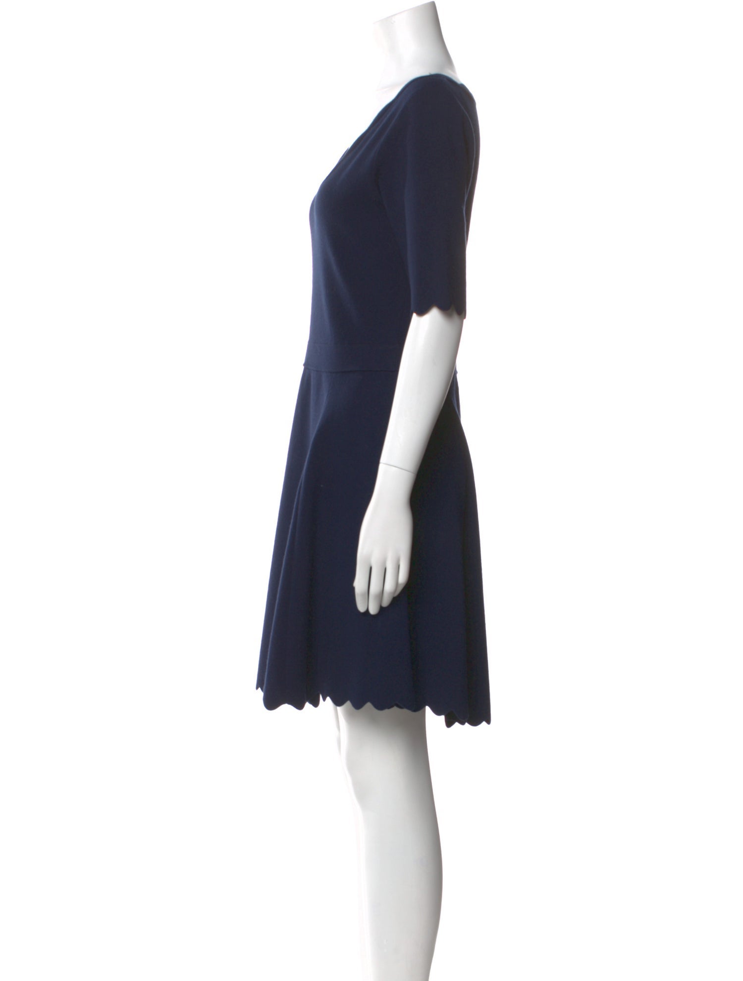 Milly V-Neck Mini Dress