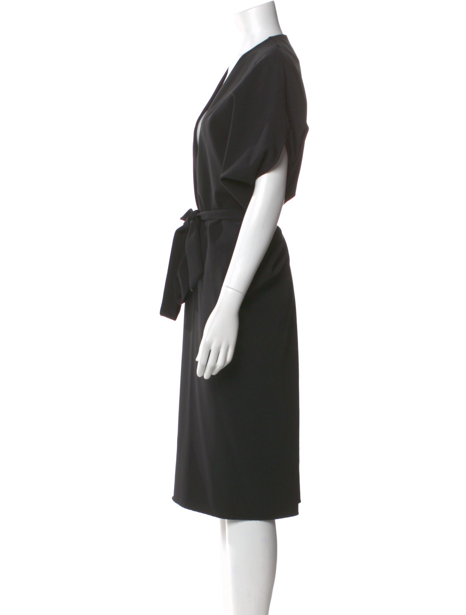 Milly V-Neck Midi Length Dress