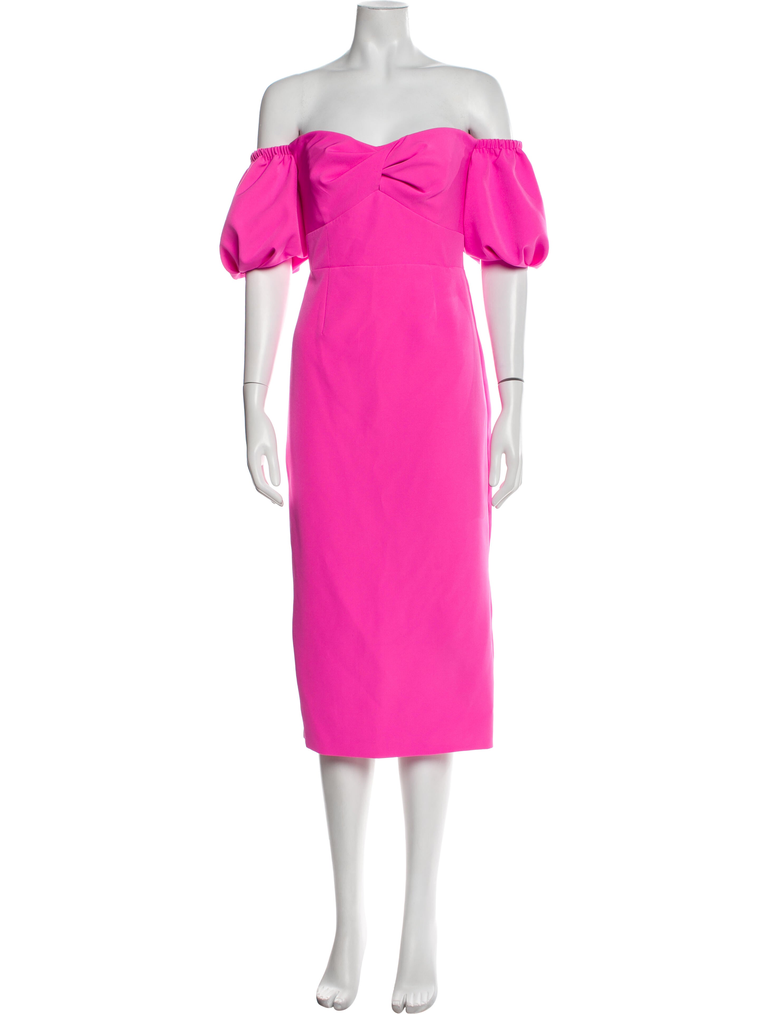 Milly Off-The-Shoulder Knee-Length Dress