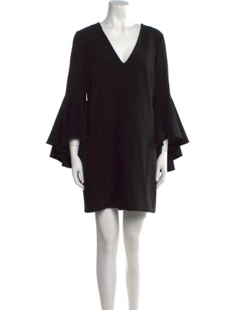 Milly V-Neck Mini Dress