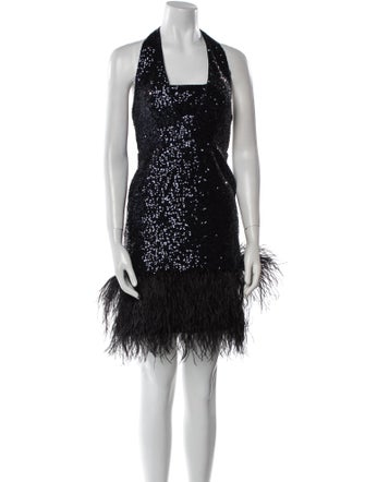 Milly Halterneck Mini Dress