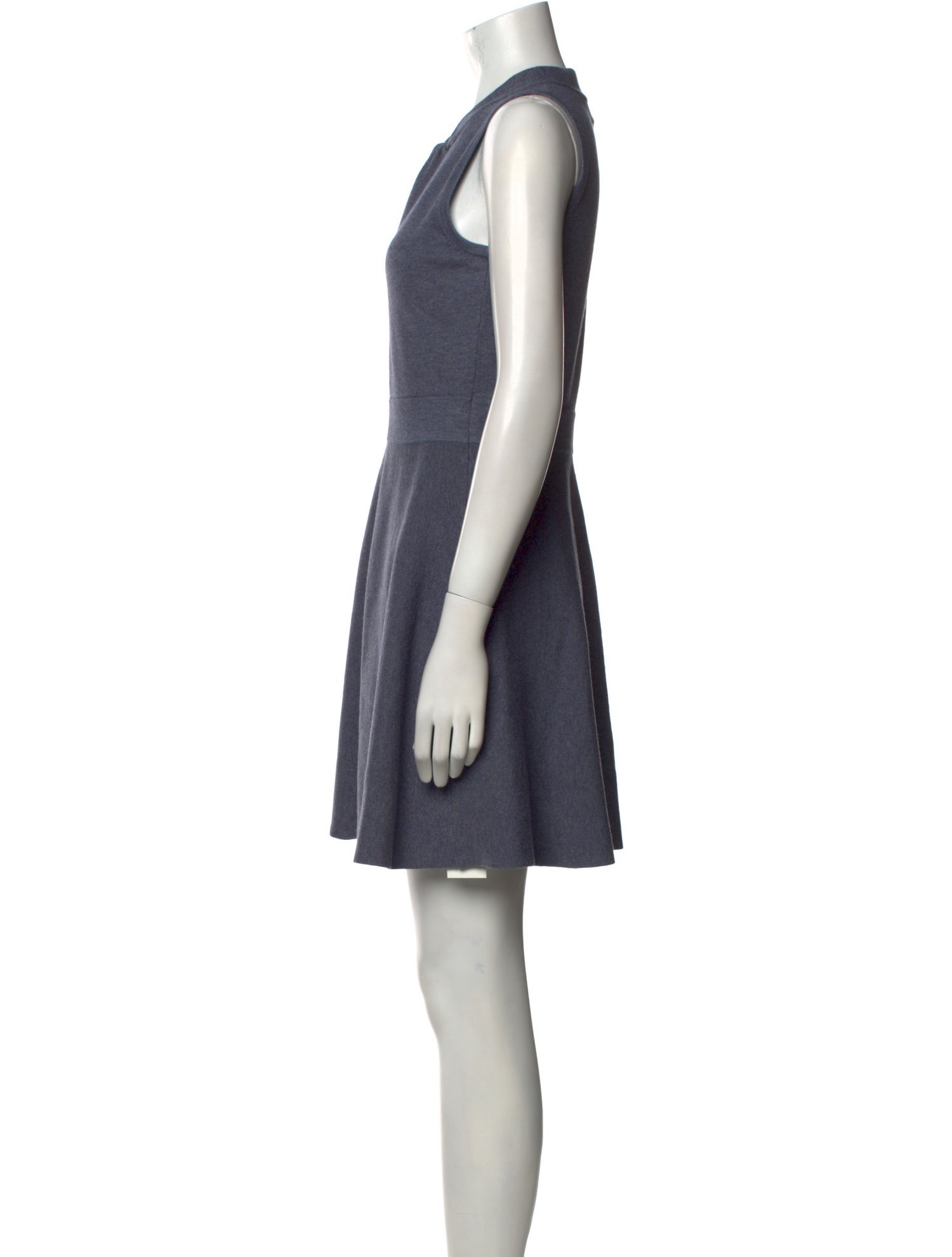 Milly Mock Neck Mini Dress