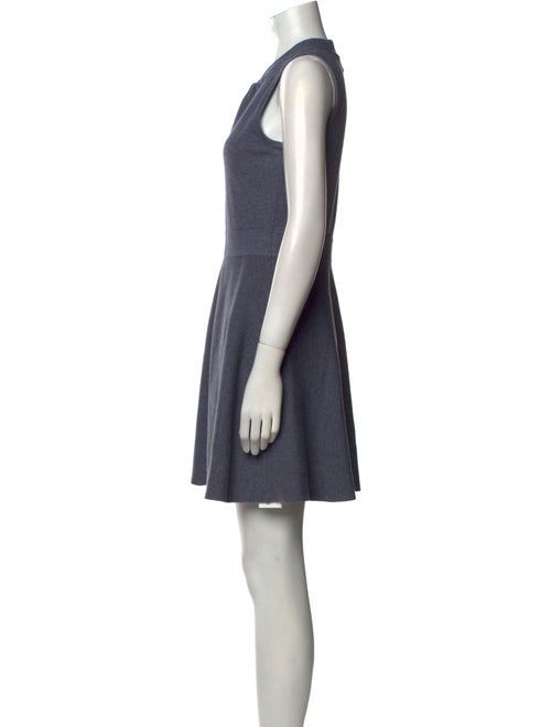 Milly Mock Neck Mini Dress