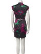 Milly Floral Print Mini Dress