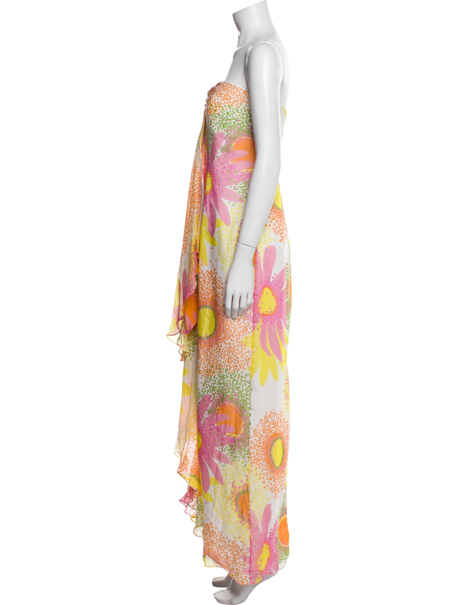 Milly Silk Long Dress