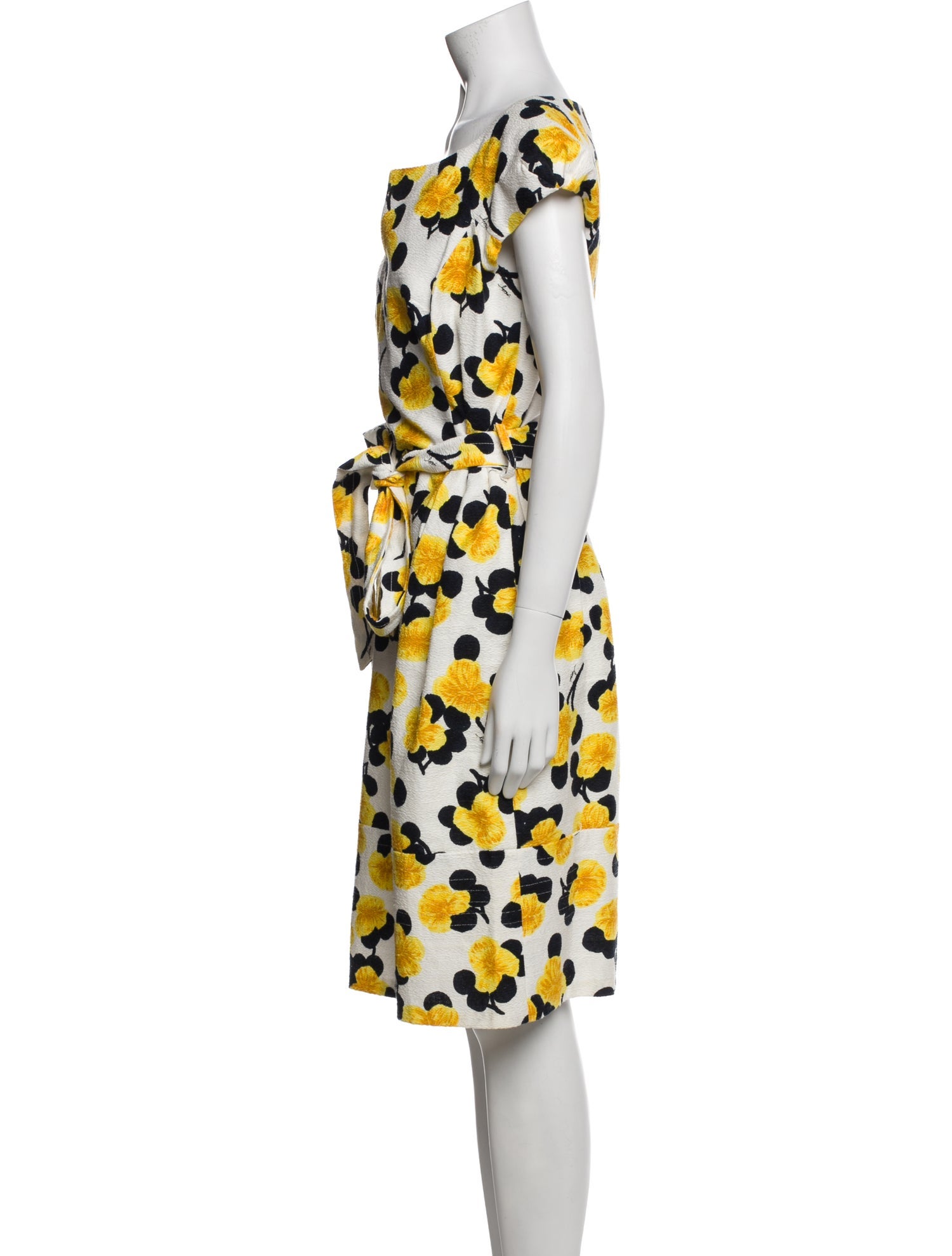 Milly Printed Knee-Length Dress