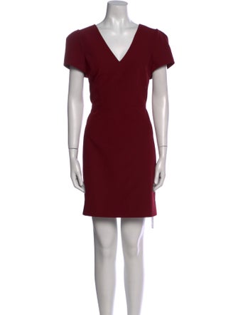 Milly V-Neck Mini Dress