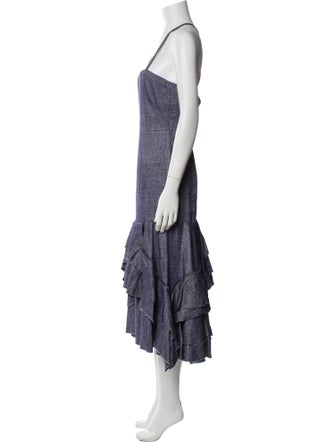 Milly Linen Long Dress