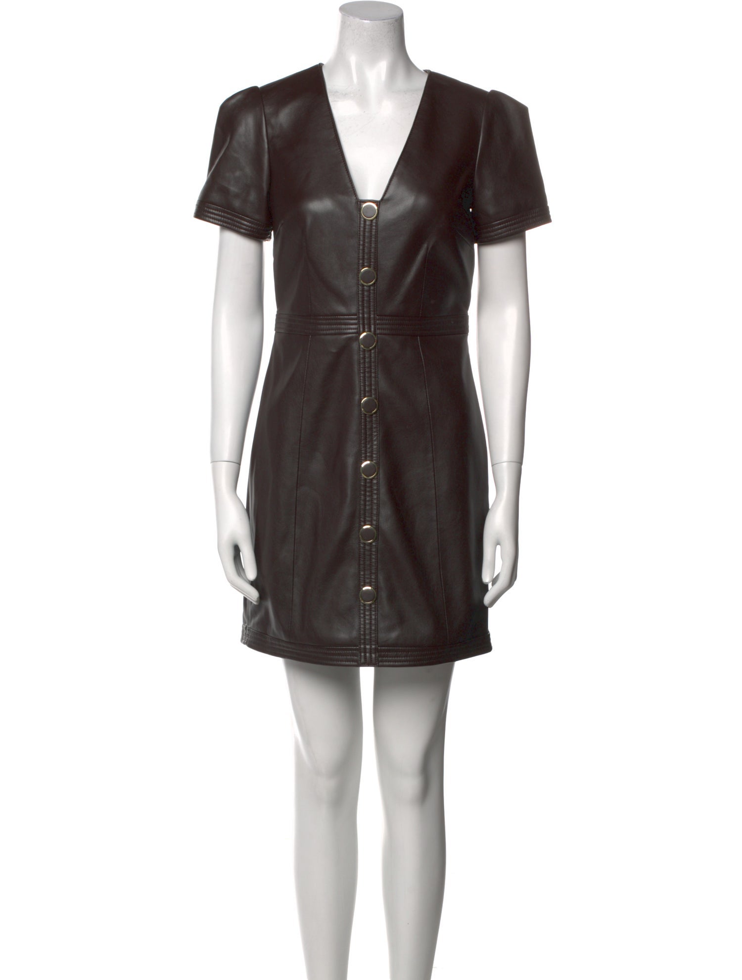 Milly V-Neck Mini Dress