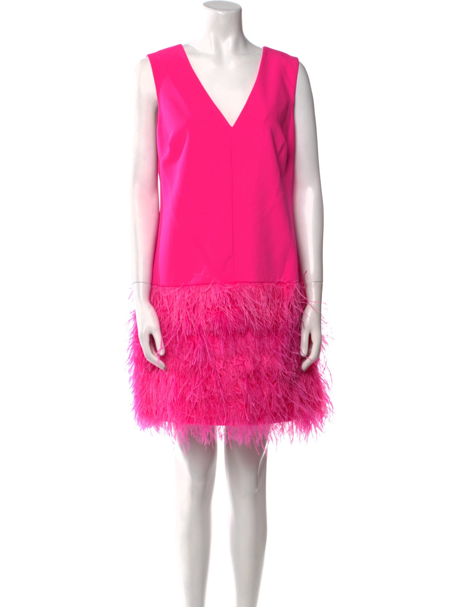 Milly V-Neck Mini Dress