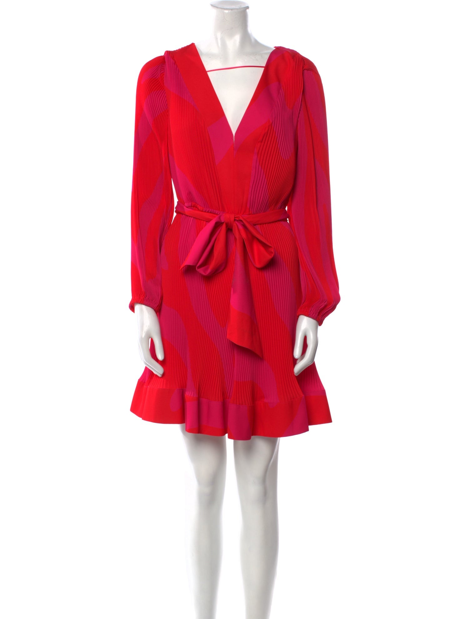 Milly V-Neck Mini Dress