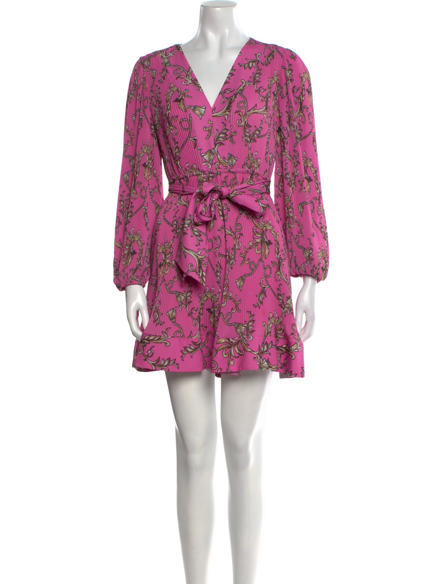 Milly Floral Print Mini Dress