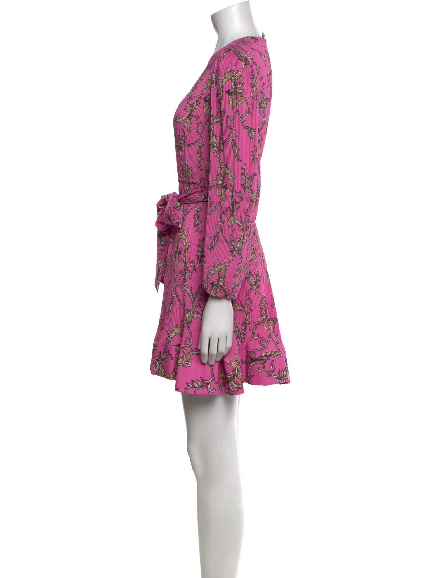 Milly Floral Print Mini Dress