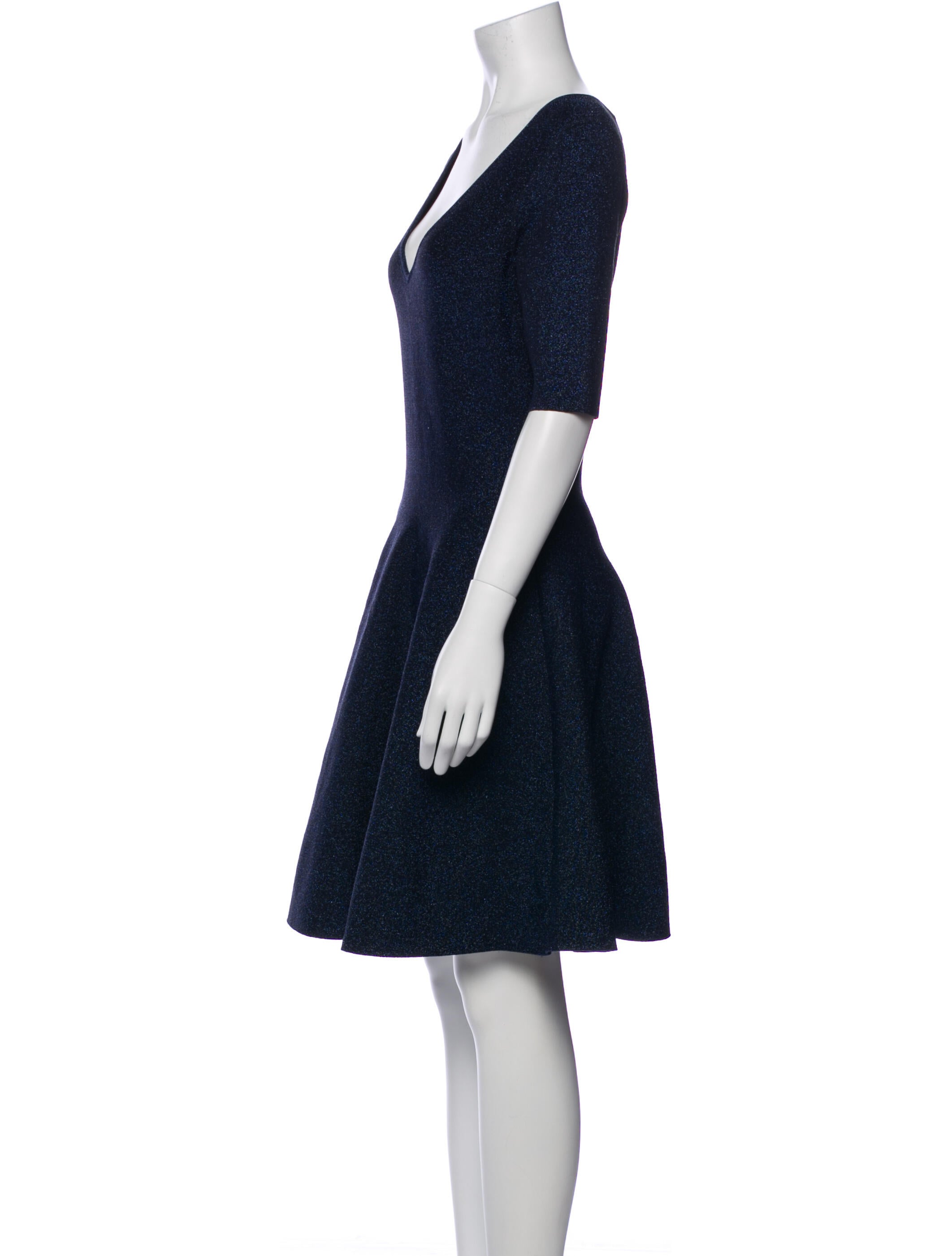 Milly Fit & Flare Mini Dress