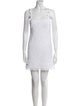 Milly Square Neckline Mini Dress