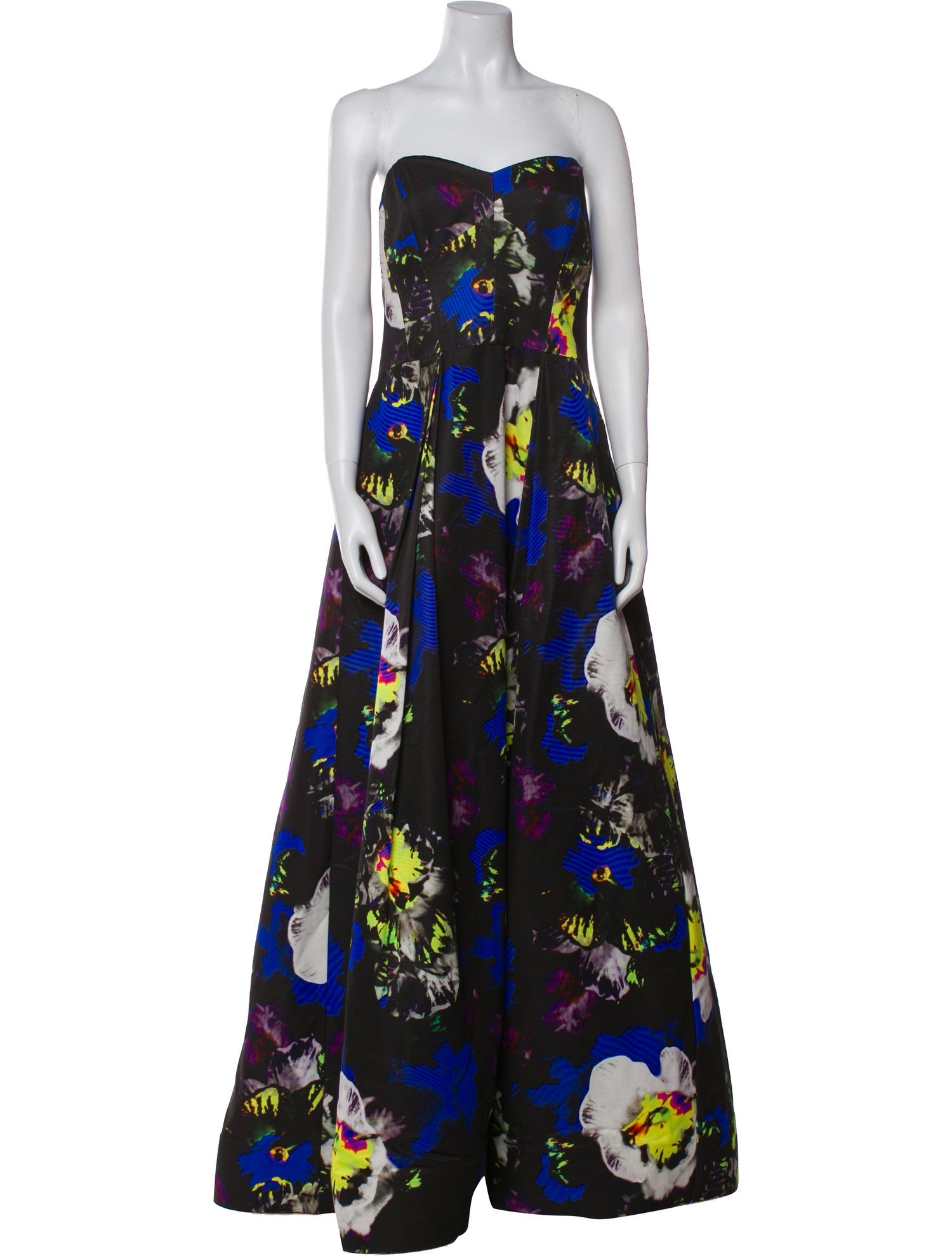 Milly Floral Print Long Dress